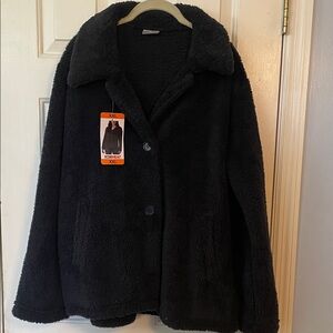 32 Degrees Navy Blue Teddy Jacket